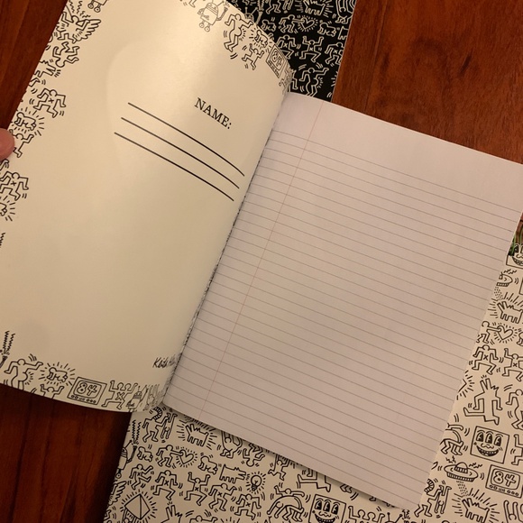 NWT Keith Haring Small Notebook Large Spiral Sketchbook Set Art Draw Paint - Picture 6 of 16